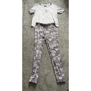 Munki Munki Star Wars Slumber Grogu Baby Yoda Pajama Set Women’s Size Small